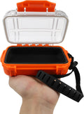 Small Waterproof Box Mini Dry Box Waterproof Container Watertight Storage Case by Byrixk