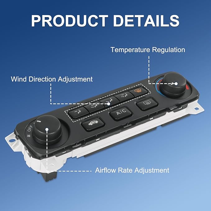 A/C Heater Climate Control Module Compatible - Image 4