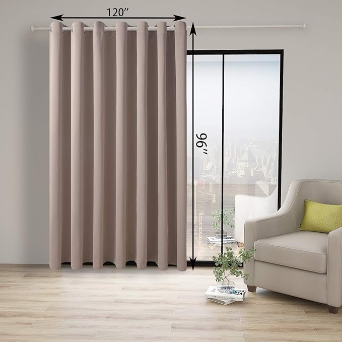 BONZER Room Divider Curtain Total Privacy Wall Noise Reducing Extra Wide - Image 4