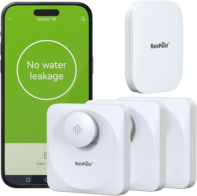 RAINPOINT Floating Remote WiFi Water Leak Detector by RainPoint