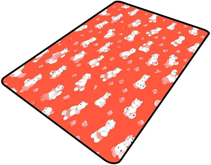 Rug, Flame Resistant, Quick Dry, Stain Resistant, Waterproof Floor Carpet by Snarena