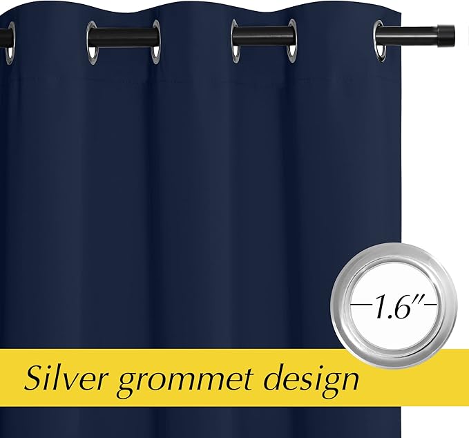 NICETOWN Door Curtain Panels for Doorway Room Divider, Thermal Insulated - Image 6