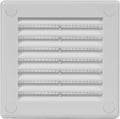 4" x 4" Square Air Vent Cover – White Plastic Vent Deflector by Unknown