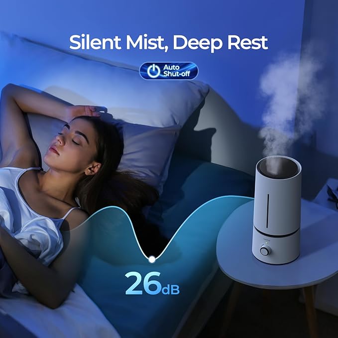 raydrop Cool Mist Humidifiers for Home Babies, 1.70 L Quiet and Small - Image 6