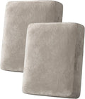 H.VERSAILTEX Velvet Stretch Couch Cushion Cover Plush Cushion Slipcover by HVERSAILTEX