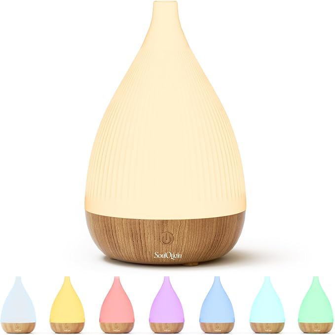 Ultrasonic Essential Oil Diffuser, Home Fragrance Aroma Diffuser by SoulOrigin