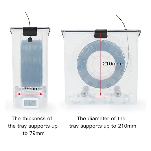3D Printer Filament Dry Box Storage Hot-Air Heating Storage Printing Material - Image 3