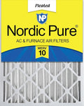 Nordic Pure 20x25x4 Pleated MERV 10 Air Filter 1 Pack by NordicPure