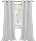 MYSKY HOME White Curtains for Living Room 95 Inch Long Blackout Curtains for by MYSKYHOME