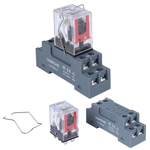 Electromagnetic Power Relay, 8-Pin 10A 24 AC Relay Coil - Image 2