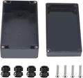 Project Box ABS Black Electrical Boxes IP67 Outdoor Waterproof Box Electronic by Otdorpatio