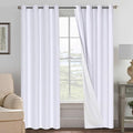 H.VERSAILTEX Linen Curtains 100% Blackout Curtains by HVERSAILTEX