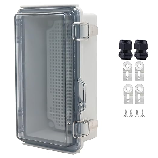 IP67Junction Box, ABS Plastic Outdoor Waterproof Box Electrical Enclosure by LuSumtly