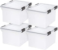 IRIS USA File Box WeatherPro File Organizer Plastic File Box by IRISUSA