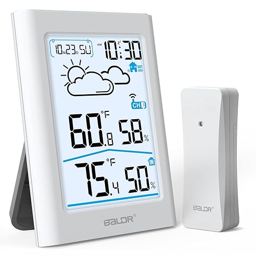 BALDR Indoor Outdoor Thermometer Wireless by BaldrInc