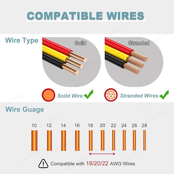 20PCS Quick Connect Wire Connectors, 2 Pin Low Voltage Plug-in Connectors - Image 4