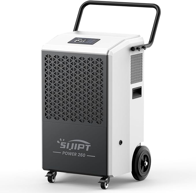 Commercial Dehumidifier with Pump, 260 Pints Industrial Dehumidifier by ClickheretofollowSijipt