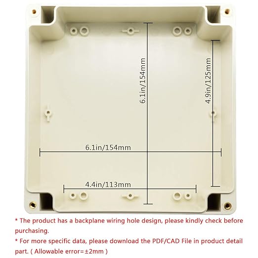LeMotech Waterproof Dustproof IP65 ABS Plastic Junction Box Universal Electric - Image 5