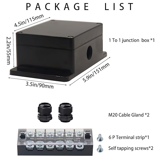 Watertight Junction Box, IP67 Waterproof Electrical Project Box - Image 7