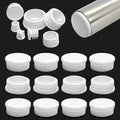 1-9/16" Plastic Hole Plugs White -Round Chair Leg Caps, Flush Mount Pipe Plugs by EASYEAH