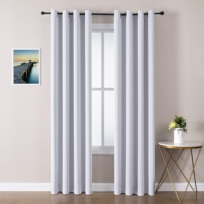 ChrisDowa Room Darkening Curtains 102 Inches Long 2 Panels Set by ChrisDowa