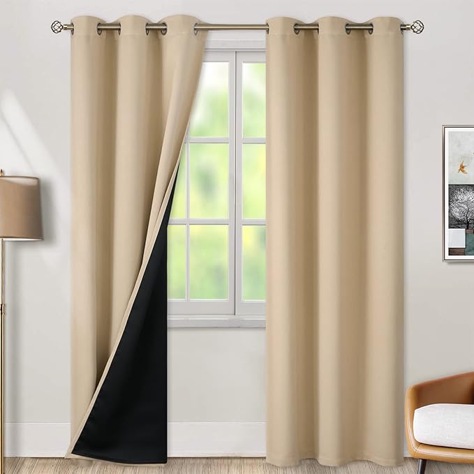 BGment Thermal Insulated 100% Blackout Curtains by BGment