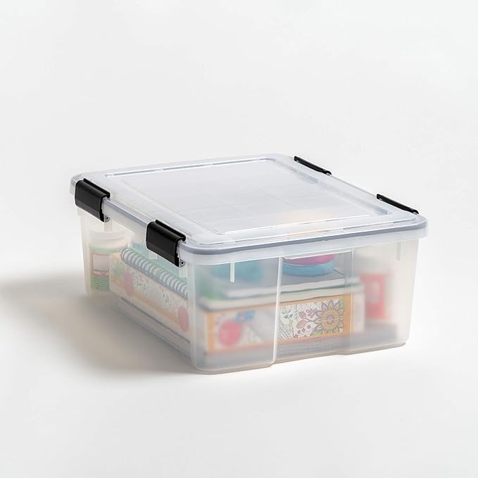 IRIS USA 30.6 Quart WEATHERPRO Plastic Storage Box - Image 2
