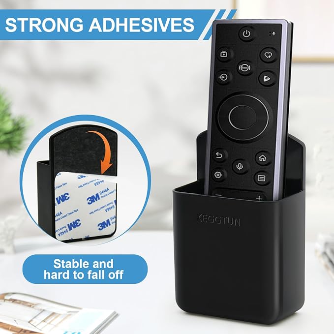8PCS Remote Control Holder Wall Mount, Self-adhesive TV Remote Holder Wall Mount - Image 3