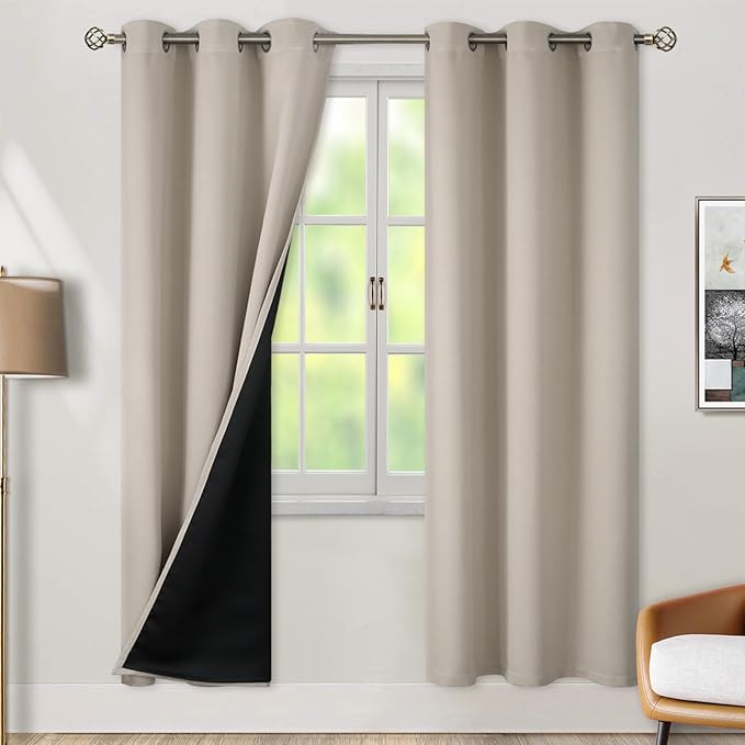 BGment Thermal Insulated 100% Blackout Curtains by BGment