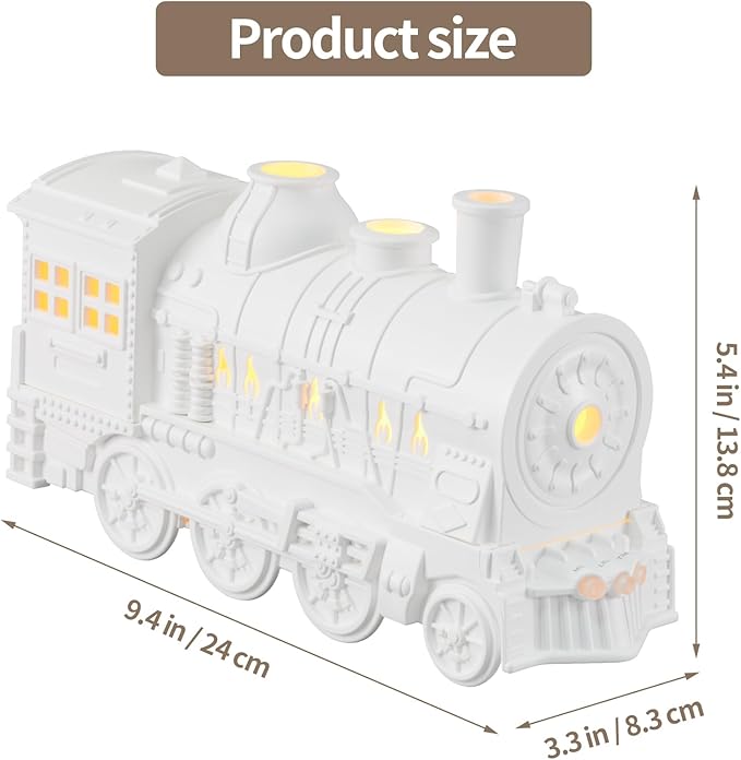 Humidifiers for Bedroom, Cool Quiet Steam Train Looking Mist Air Humidifier - Image 7