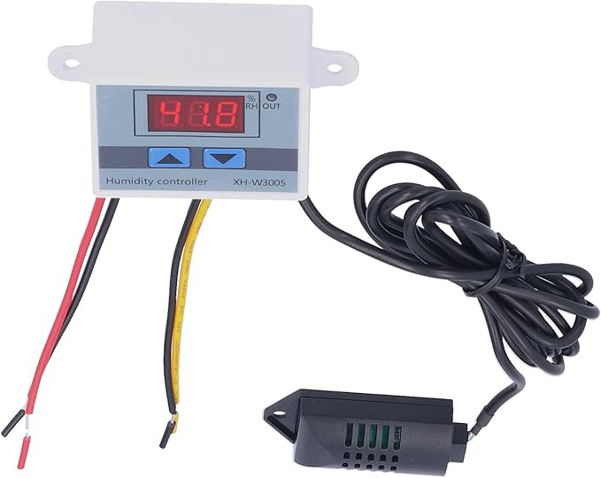 Humidity Controller for Humidifier, DC 12/24V Digital Humidistat 1-99.9% - Image 6