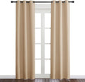 NICETOWN Beige Room Darkening Curtain and Drape, Biscotti Beige, Sold by NICETOWN