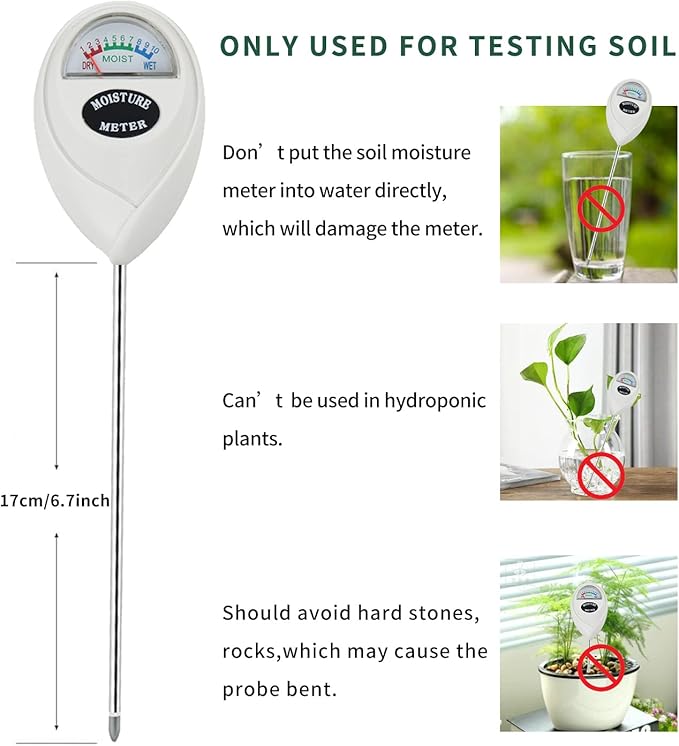 Soil Moisture Meter, 2 Pack Soil Moisture Monitor - Image 6