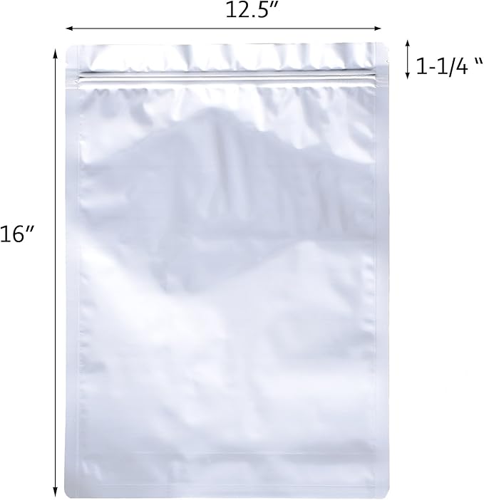 AwePackage 1.5 Gallon Mylar Aluminum Foil Zipper Bag - Image 3