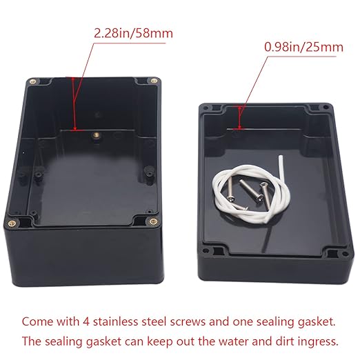 Junction Box IP65 Waterproof ABS Plastic Electrical Project Case Power Junction - Image 4