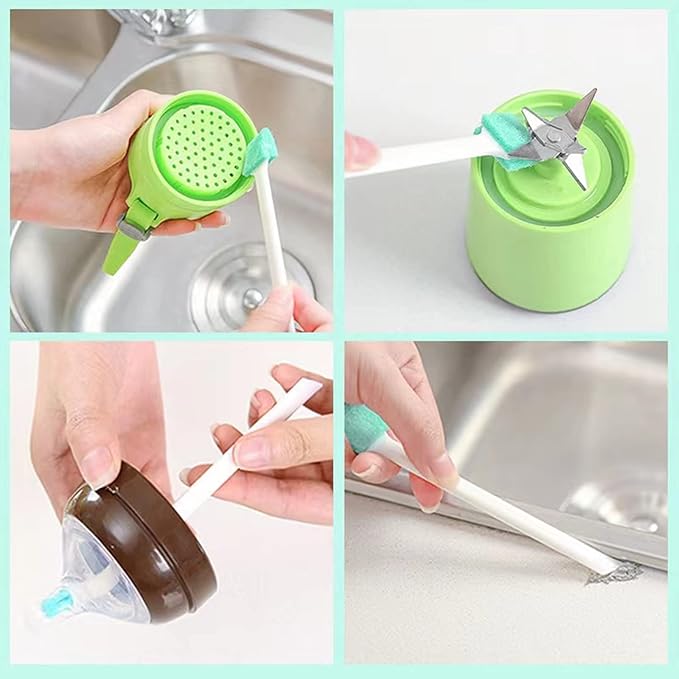 16 Pcs Crevice Gap Cleaning Brush Tool, 8 in 1 Detail Cleaner Brush - Image 5