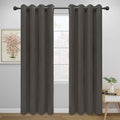 Easy-Going Blackout Curtains for Bedroom, Solid Thermal Insulated Grommet and by Easy-Going