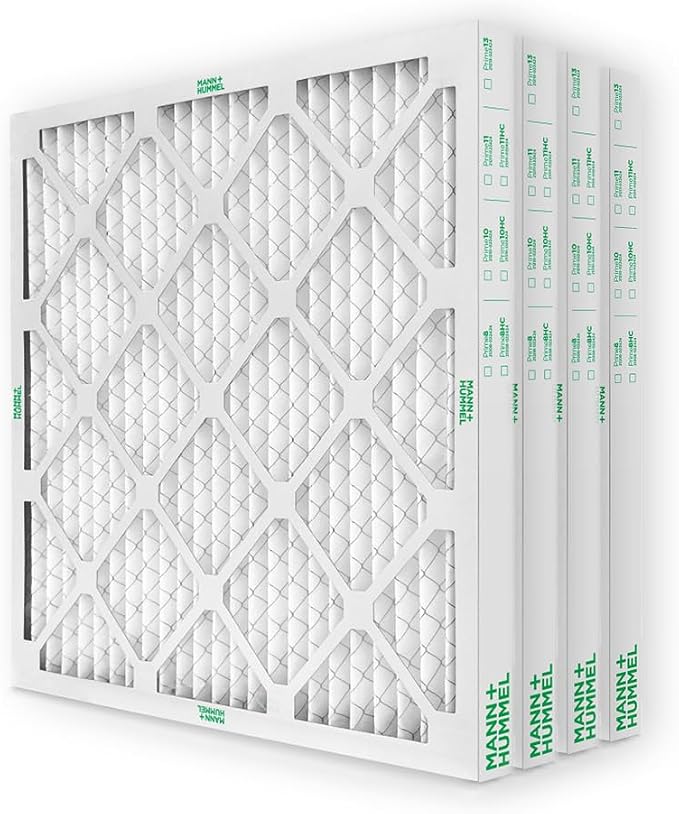 Mann+Hummel 20x20x2 MERV 11 Pleated HVAC AC Furnace Air Filters. Quantity 4. by MannHummel