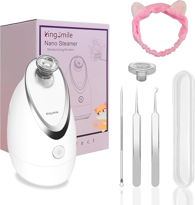 Kingsmile Facial Steamer, 3 in 1 Face Steamer by Kingsmile