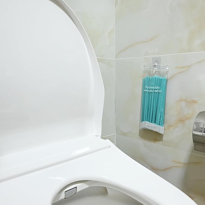 100PCS Disposable Crevice Cleaning Brush Tool kit, Disposable Toilet Brush - Image 7