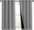 NICETOWN Noise and Lights Block Out Curtains, Thermal Insulated 100% Blackout by NICETOWN