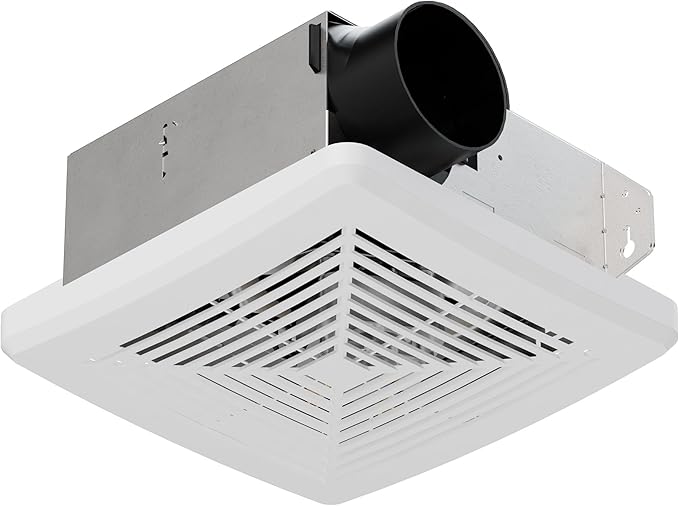50CFM Bathroom Exhaust Fan: Retrofit Ceiling Bath Vent Fan by JULLISON