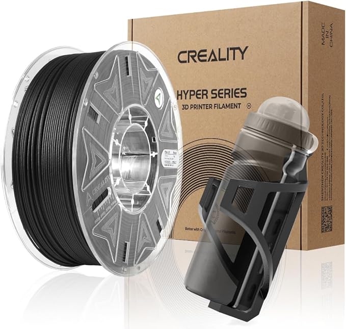 Creality Hyper PA6-CF Carbon Fiber Nylon Filament 1.75mm 1KG, 3D Printing by Creality
