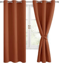 Hiasan Fall Blackout Curtains for Bedroom, 42 x 63 Inches Length by Hiasan