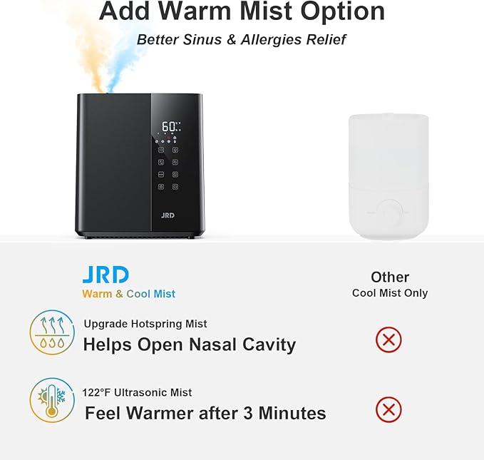 JRD Warm & Cool Mist Humidifiers - Image 2
