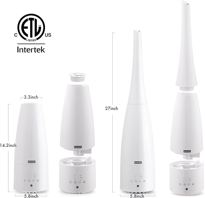 Warm and Cool Mist Humidifier for Home/Bedroom - Image 4