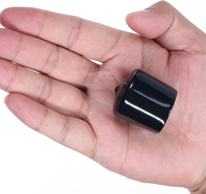 Acocony 1 5/16 Inch Rubber Cap Round Rubber End Caps PVC Flexible Protector - Image 4