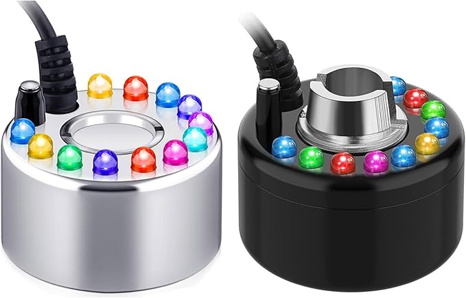 Yaomiao 2 Piece Halloween Mist Maker Fogger Small Ultrasonic Fog Machine by Yaomiao
