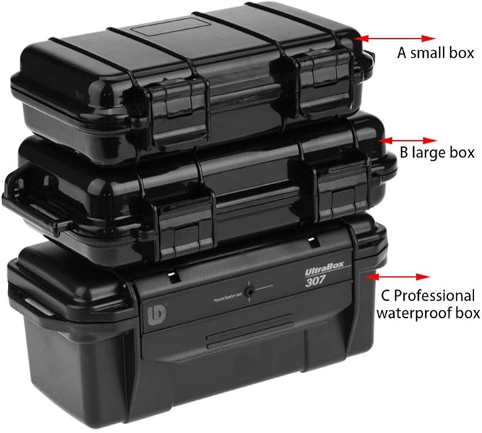 Tbest Outdoor Waterproof Shockproof Airtight Survival Box Storage Container - Image 6