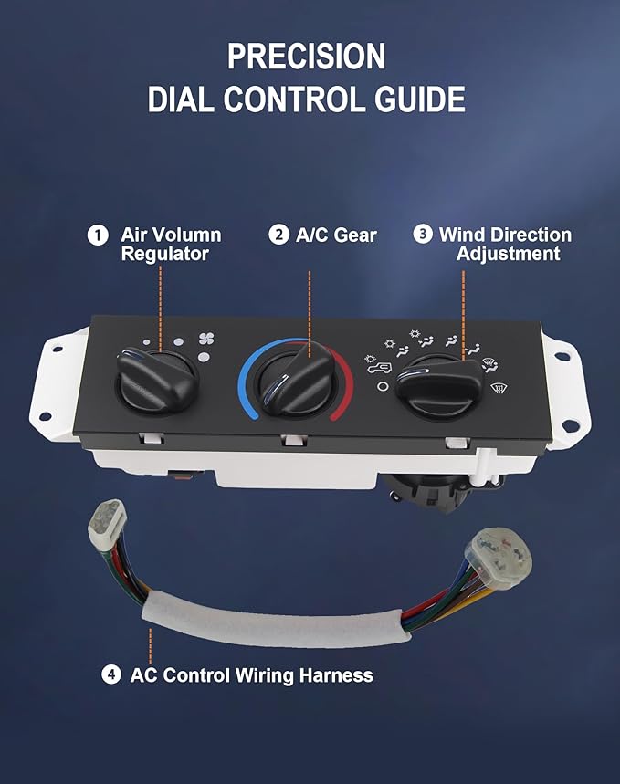 Flecto HVAC A/C Heater Climate Control Panel - Image 4